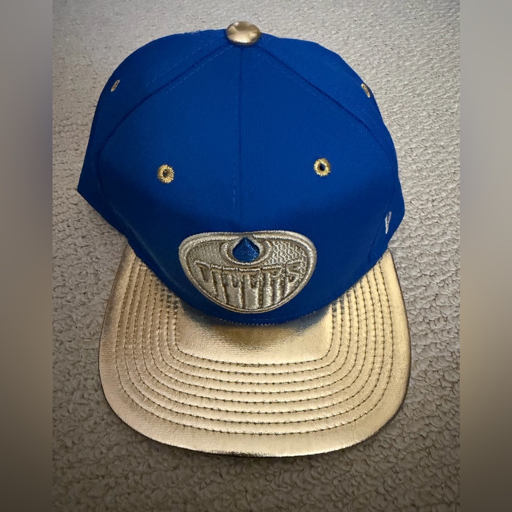 Edmonton Oilers Blue and Gold Cap